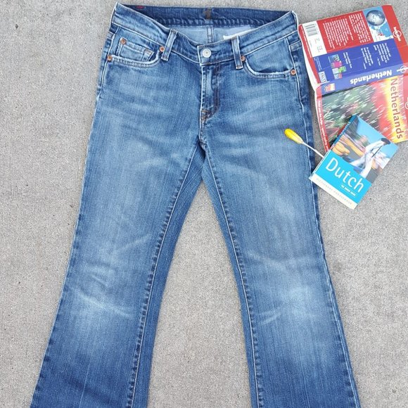 7 For All Mankind Denim - 7 For All Mankind Flare Jeans Size 27 Style #U076080U